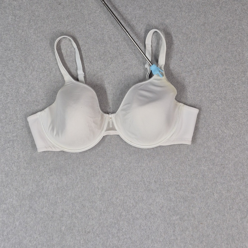 Vanity Fair Women Bra 38D White T‎ Shirt Underwired Strap Adjustable READ